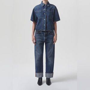 Agolde Fran Low Slung Jeans in Control